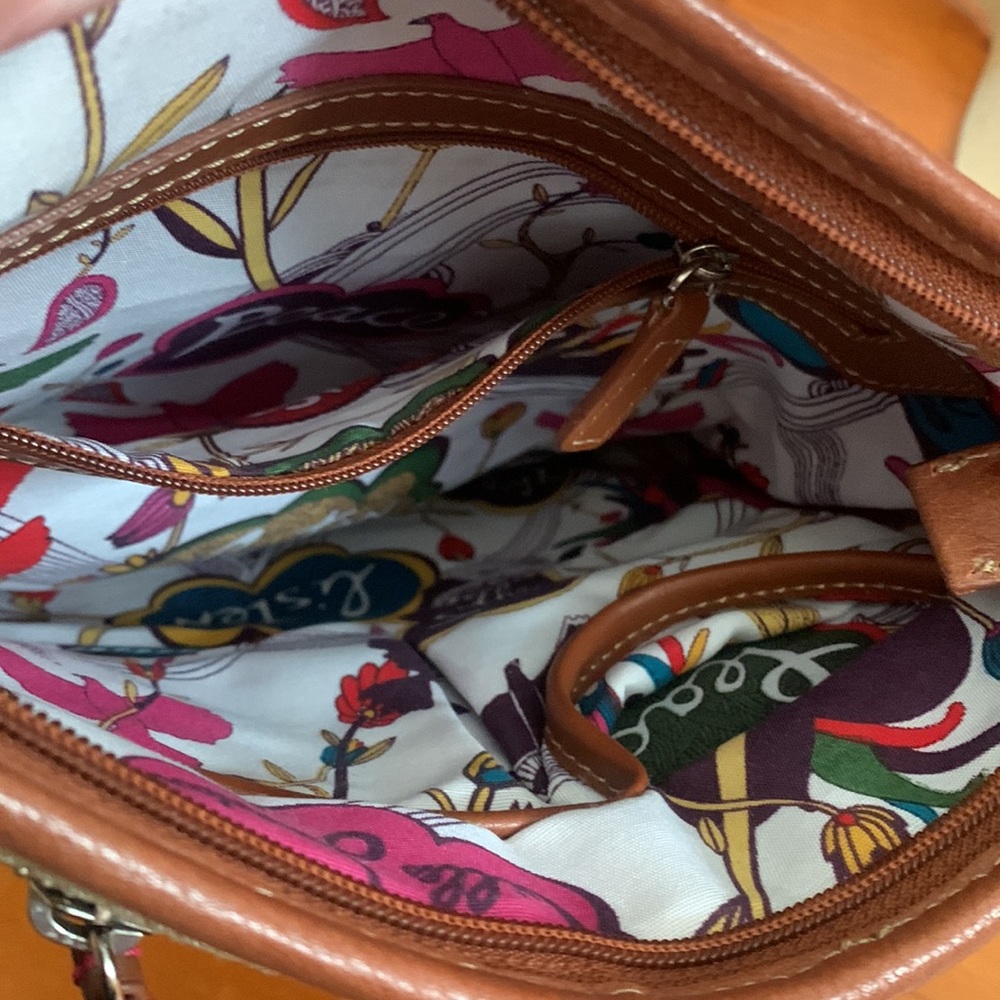 The Sak Tan and Brown Crossbody Bag - Picture 6 of 14